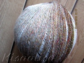 Yarn MIDARA Artistic Wool Jazz 7/2 brown-white  buy in the online store