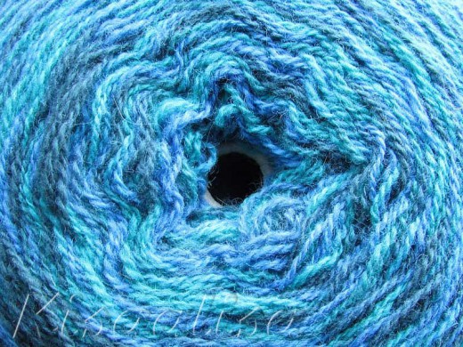 Kauni Dzija AADE LÕNG Artistic Aqua 8/2  nopirkt interneta veikalā