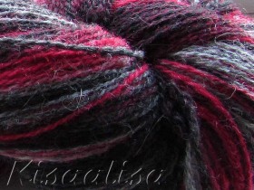 Kauni Yarn AADE LÕNG Artistic Red Grey  8/2  buy in the online store