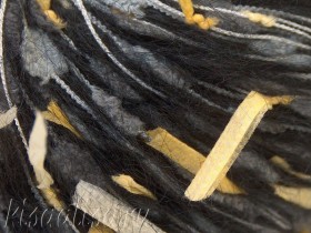 Dzija ICE Mohair-Wool Blend Black Grey Yellow Cream  nopirkt interneta veikalā