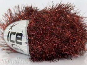 Yarn ICE Metallic Eyelash Brown  buy in the online store