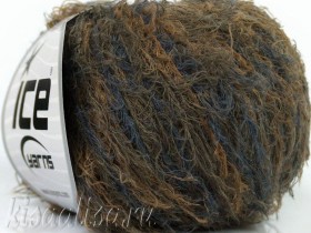 Yarn ICE Eyelash Dark Green Grey 50/125  buy in the online store