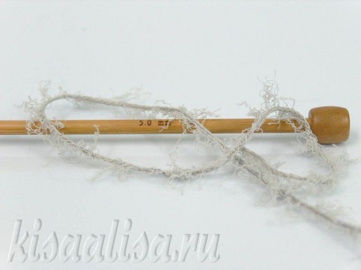 Yarn ICE Eyelash Cotton Grey Light 50/45  buy in the online store