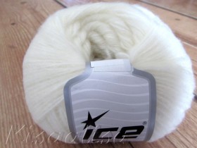 Пряжа ICE Luxury-Premium Cream для ручного вязания 50/100  купить в интернет-магазине