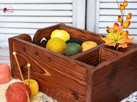 Klubochnitsa (knitter box) «Warm autumn»  buy in the online store