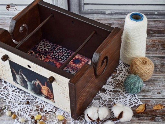 Klubochnitsa (knitter box) «Warm autumn»  buy in the online store