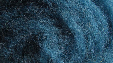 k6011 Wool for felting blue  buy in the online store