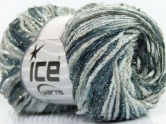 Пряжа ICE Chenille-Lurex Silver Grey Shades fnt2-38695