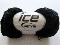 Пряжа ICE Eyelash Viscose Black fnt2-44133