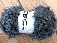 Yarn ICE Eyelash Wool Grey