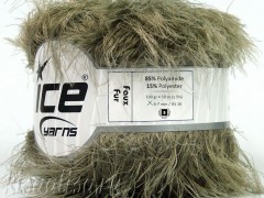 Yarn ICE Faux Fur Khaki Light fnt2-36772